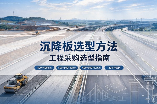 高台沉降板选择方法