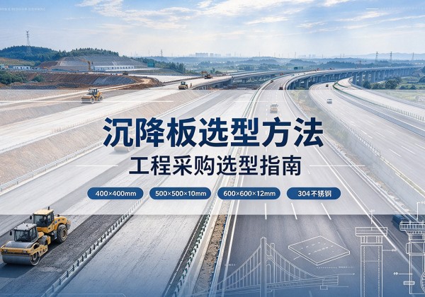 高台沉降板选择方法