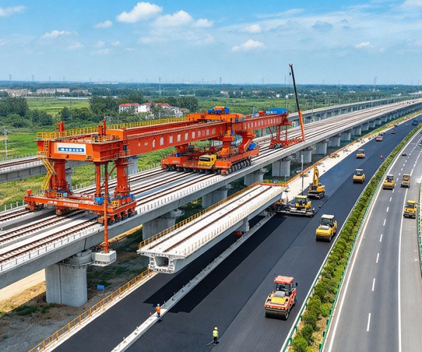 高台公路建设